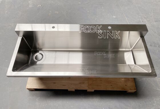 Customized Size Wall Mounted Surgical Sinks For Hospital School Hand Washing Factory Price Commercial Stainless Steel Sink Wandwaschbecken Edelstahl