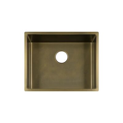 Modern Underment Sink 540x440mm Vintage Bronze Kitchen Sinks 304 Stainless Steel 10inch Deep Sink Without Faucet Fregadero De Cocina