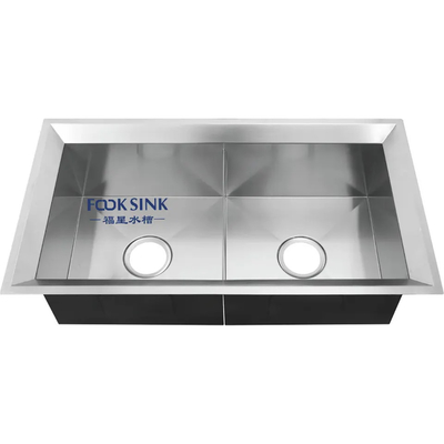 Le fabricant Rectangular Stainless Steel descend pour la cuisine et la salle de bains faites main