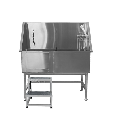 50'Professionnel en acier inoxydable salle de bains salle de bains porte amovible arrière panneau de facerie