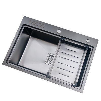 Évier en nid d'abeille en relief pour la cuisine Evier de cuisine en acier inoxydable 304 16/18 Gauge Populaire Résistant aux rayures et silencieux Evier de lavage nano