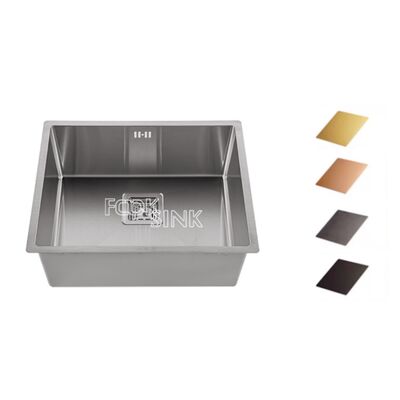 Évier d'établi en acier inoxydable 304 de taille standard, ventes directes d'usine, évier de cuisine durable de haute qualité sous plan pour appartement, café, camping-car