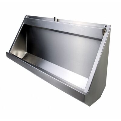 Production professionnelle d'urinoir en acier inoxydable 304 usine d'école taille personnalisable urinoir pour les lieux de sport équipement de toilettes publiques en métal pour hommes