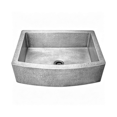 Vente à chaud modernes 33'X20' tablier éviers en gros de haute qualité en profondeur en 10 pouces marteau motifs bord cuisine éviers Fregadero De Cocina