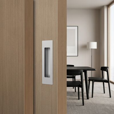 Porte coulissante de haute qualité, poignées en acier inoxydable 304 taille personnalisée, face brossée, adaptée aux poignées de porte et de tiroir, résistante aux rayures